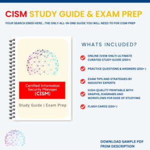 Certified Information Security Manager (CISM) – Online Study Guide